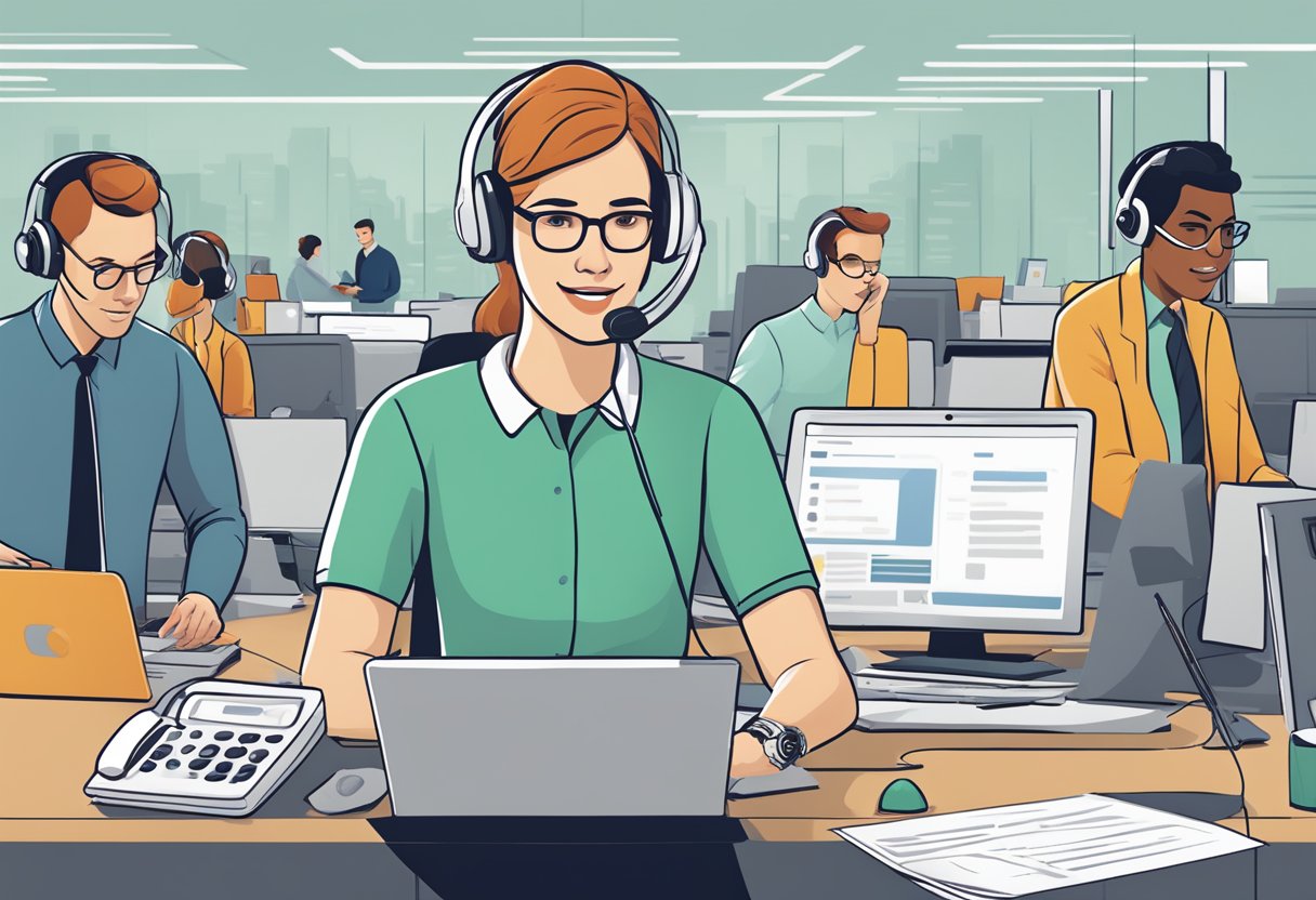 A customer service agent uses Zendesk to efficiently manage and resolve customer inquiries across multiple channels